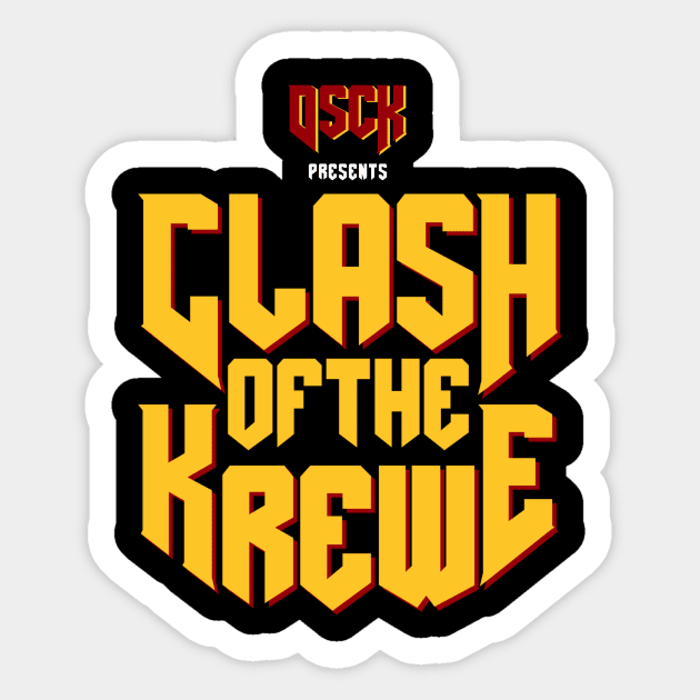 Clash of the Krewe Sticker by Down South Collector Krewe